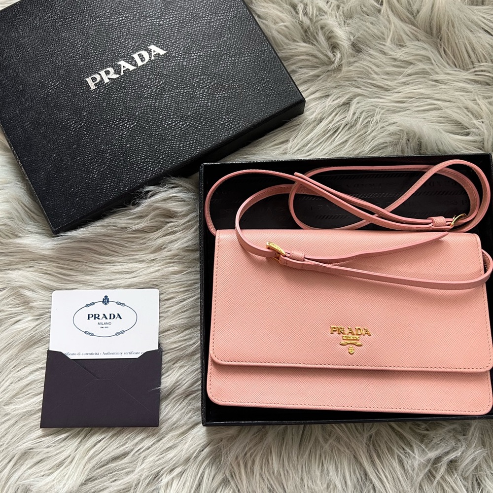 Prada Saffiano Mini Crossbody Bag